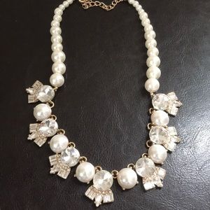 Pearl statement necklace